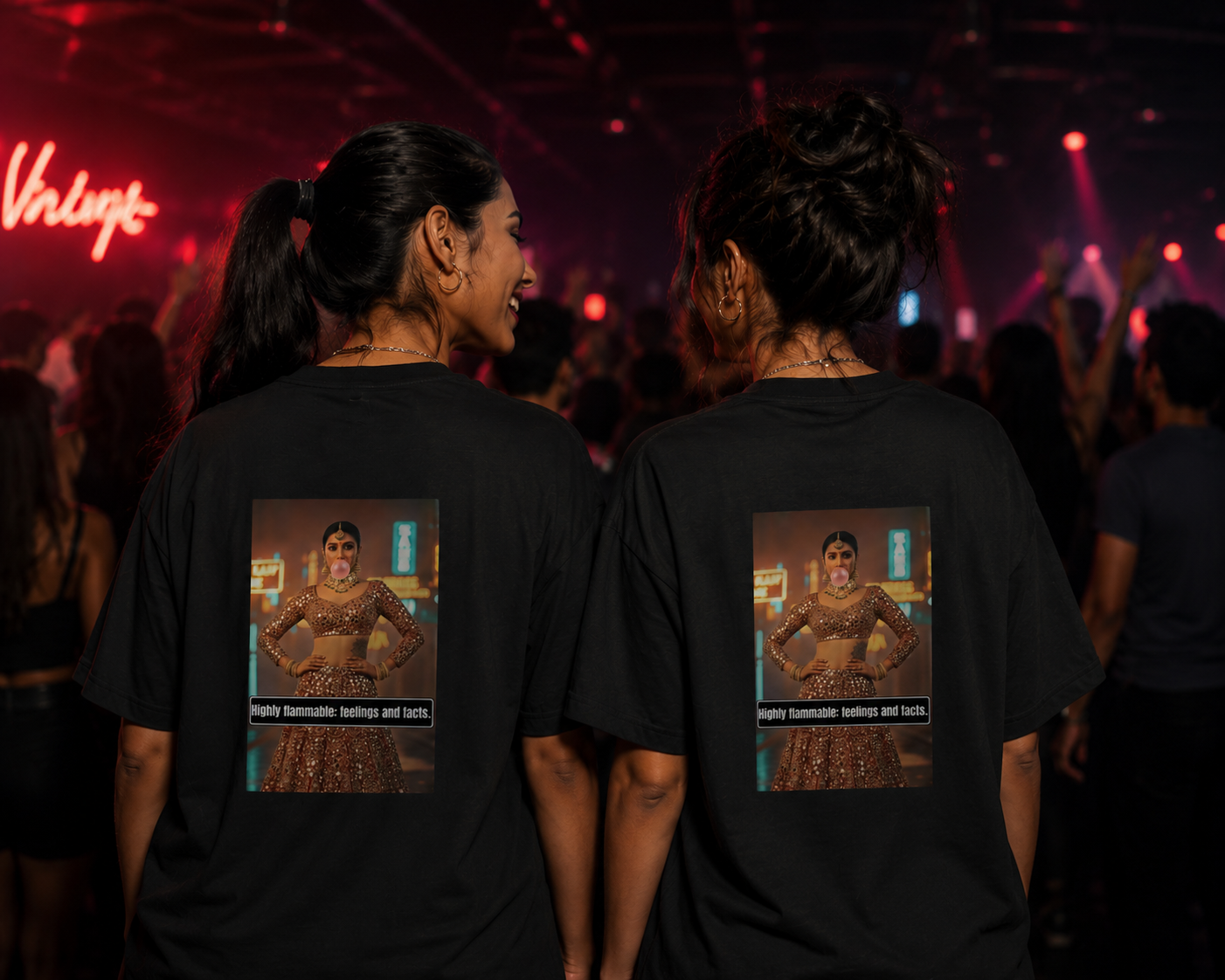 Highly Flammable: Feelings and Facts Tee