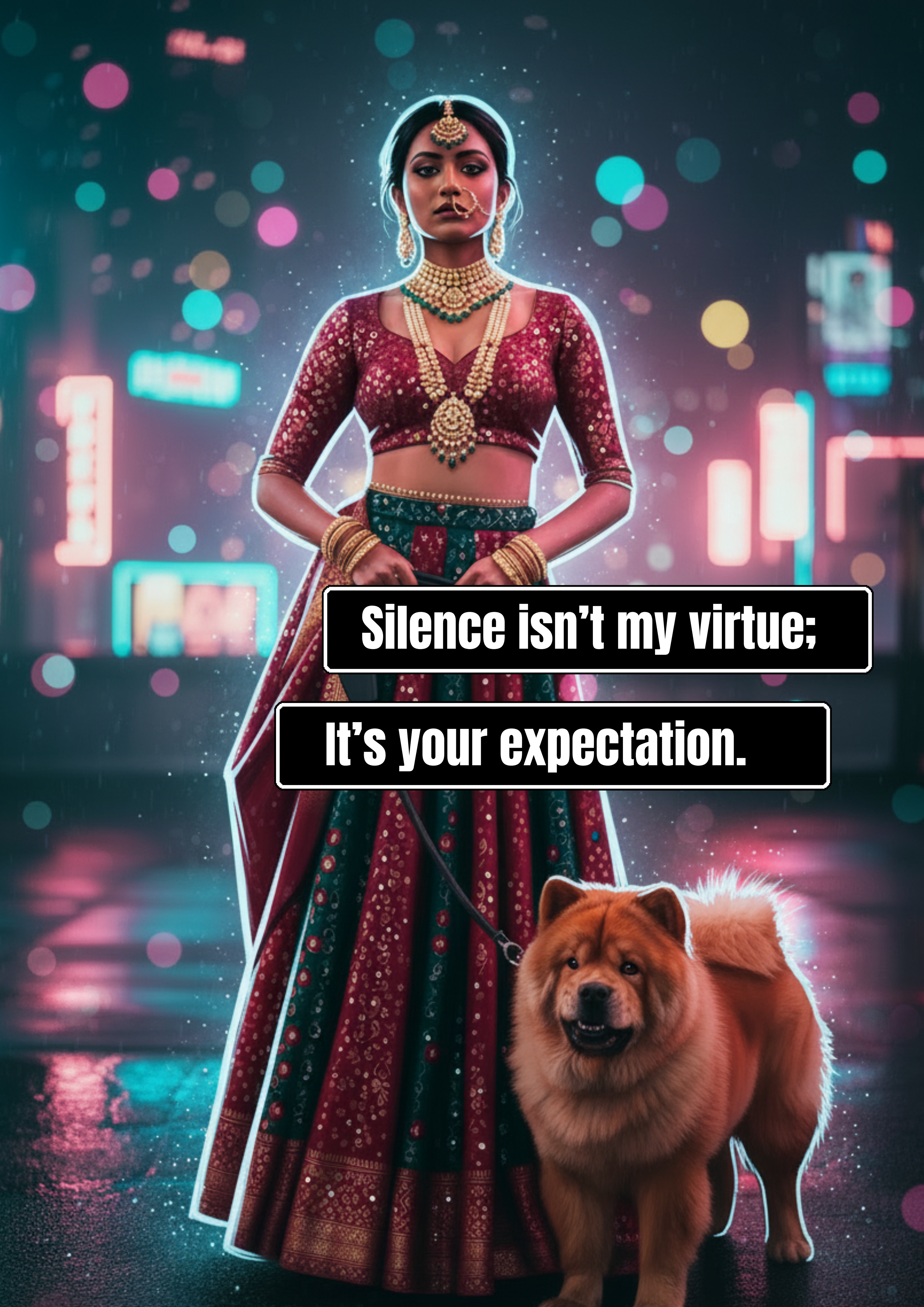 Silence Isn't My Virtue. It's Your Expectation.